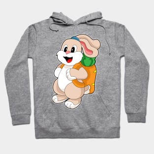 Rabbit Carrot Backpack Hoodie